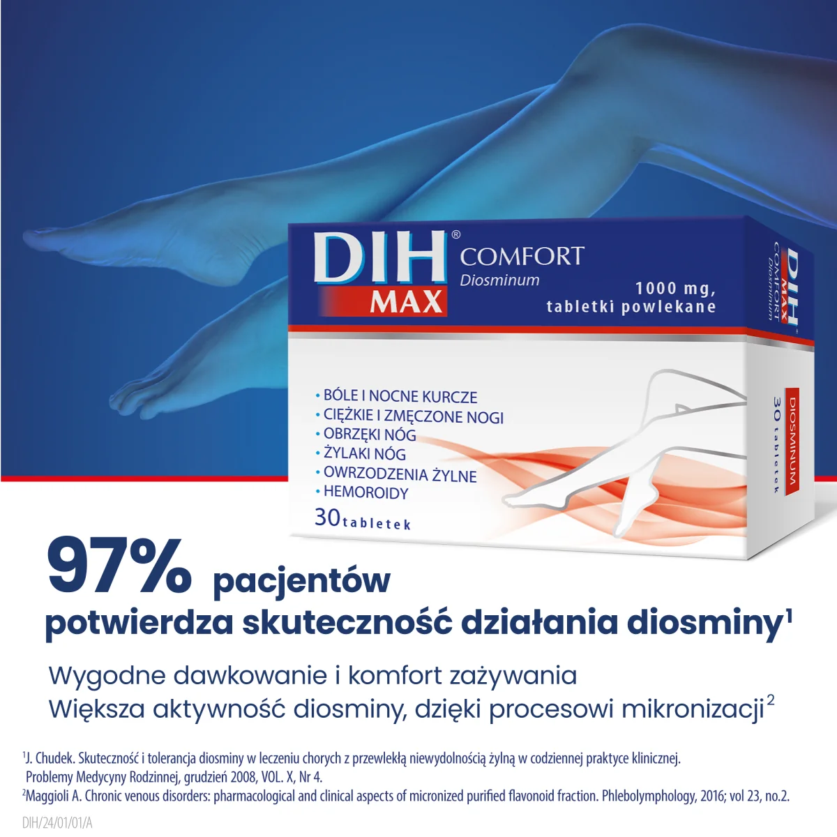 DIH Max Comfort 30 tabletek powlekanych