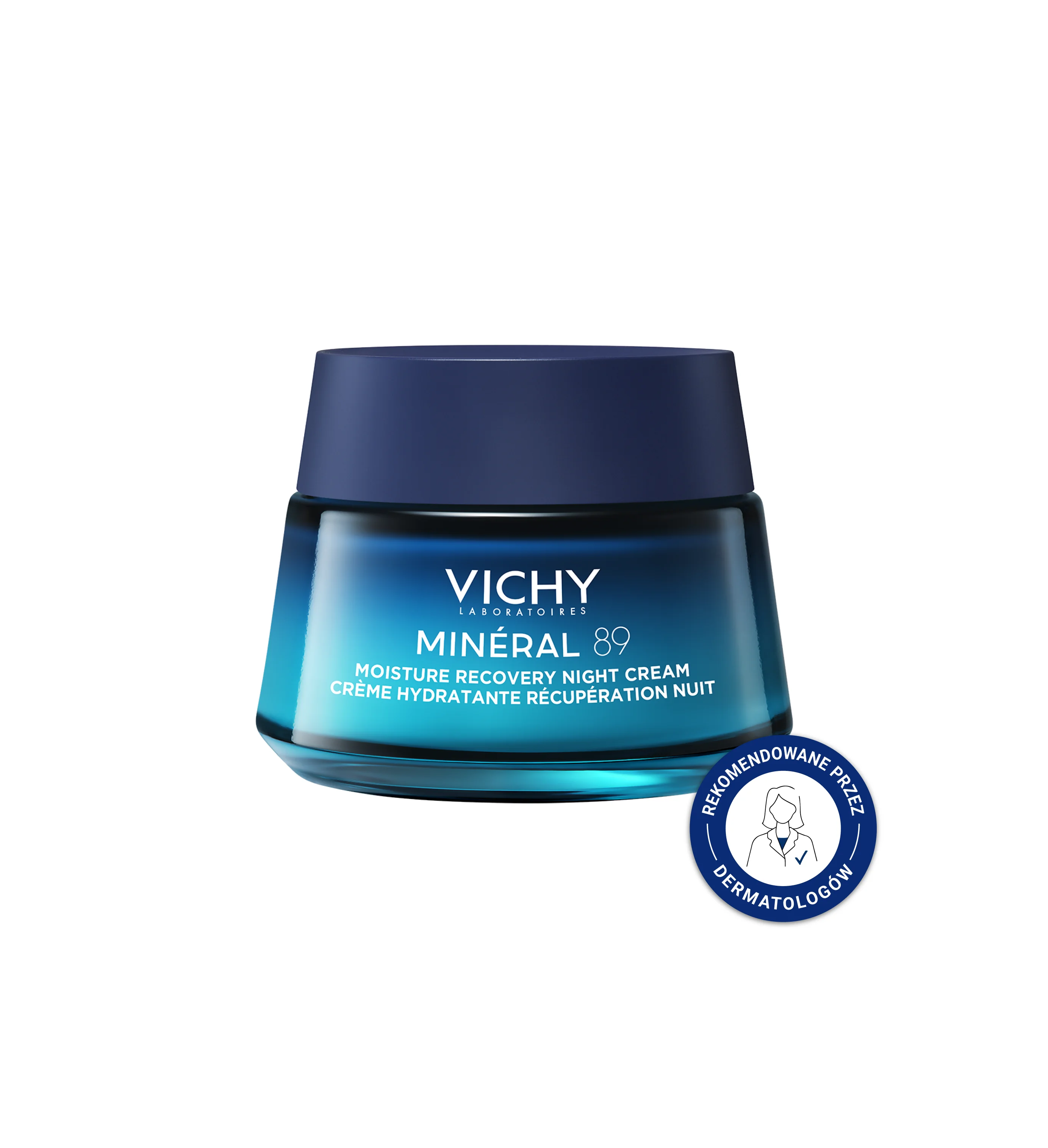 Vichy Mineral 89 Nawilżająco-regenerujący krem na noc z melatoniną, 50 ml