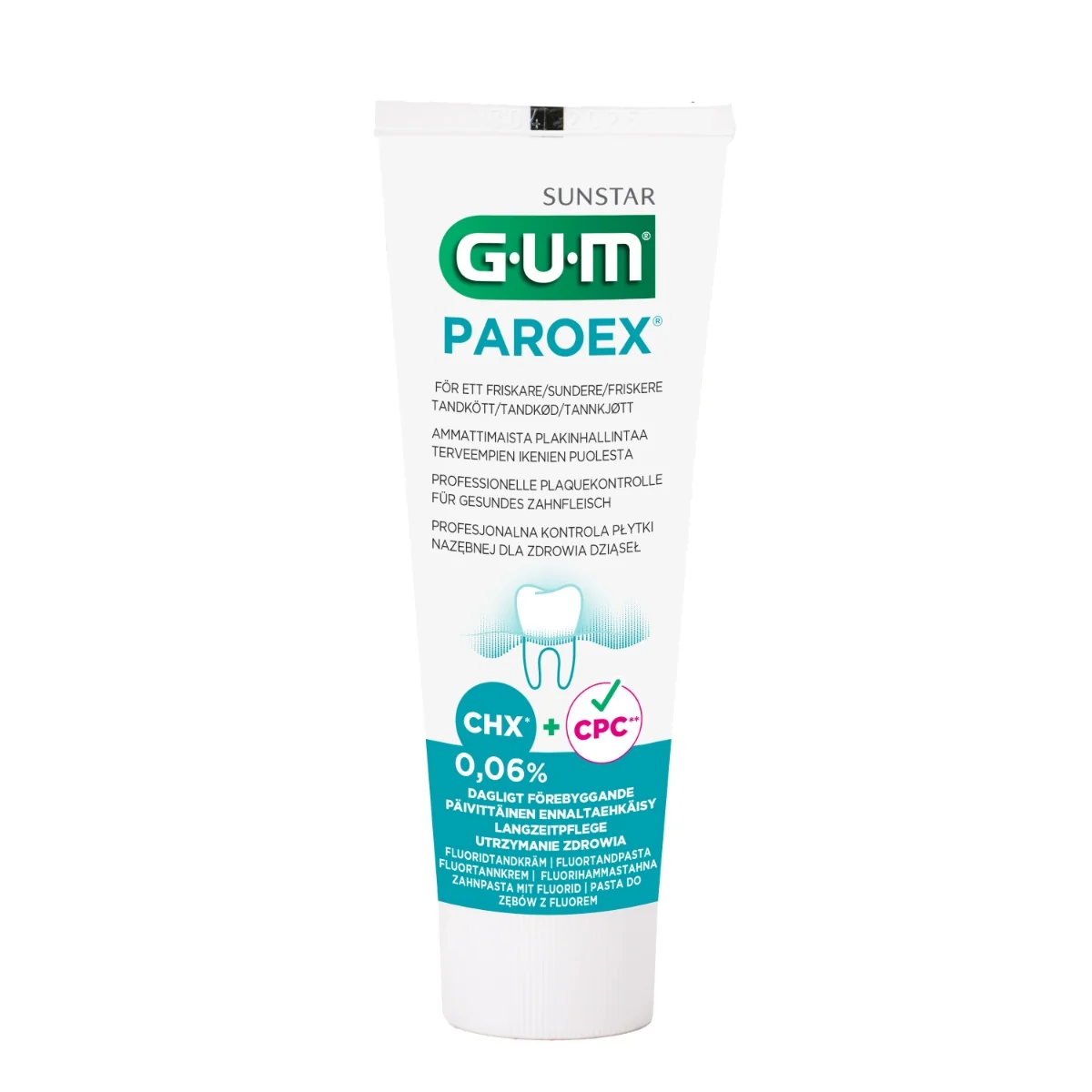 Sunstar Gum Paroex pasta do zębów 0,06% CHX, 75 ml