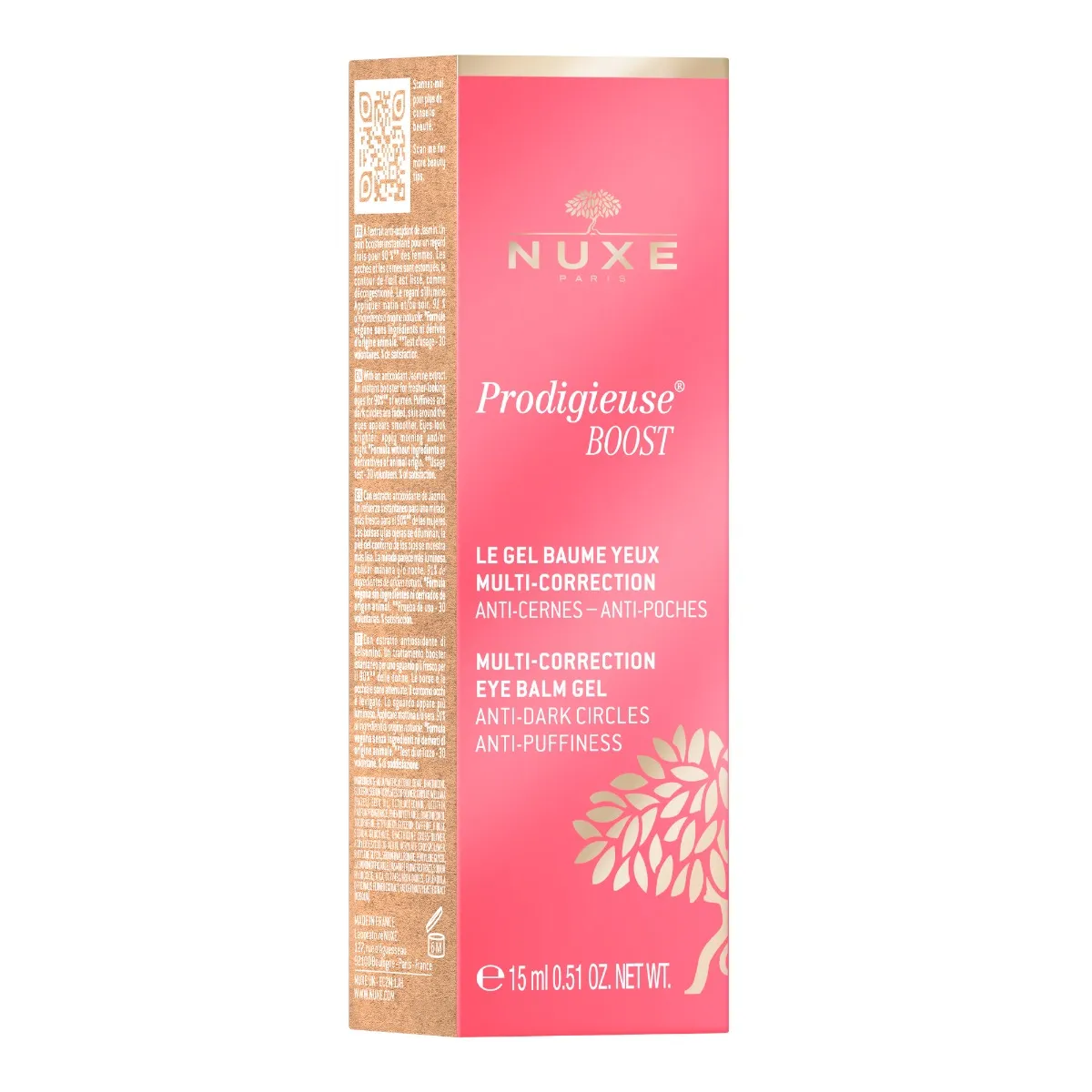 Nuxe Prodigieuse® BOOST Żelowy balsam pod oczy, 15 ml 
