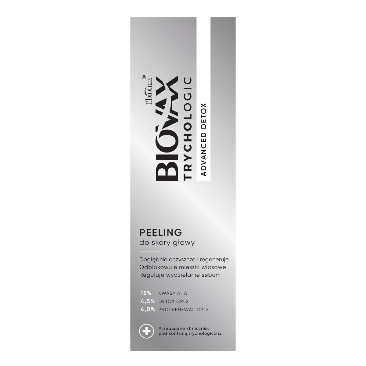 Biovax Trychologic Advanced Detox, peeling do skóry głowy, 50 ml