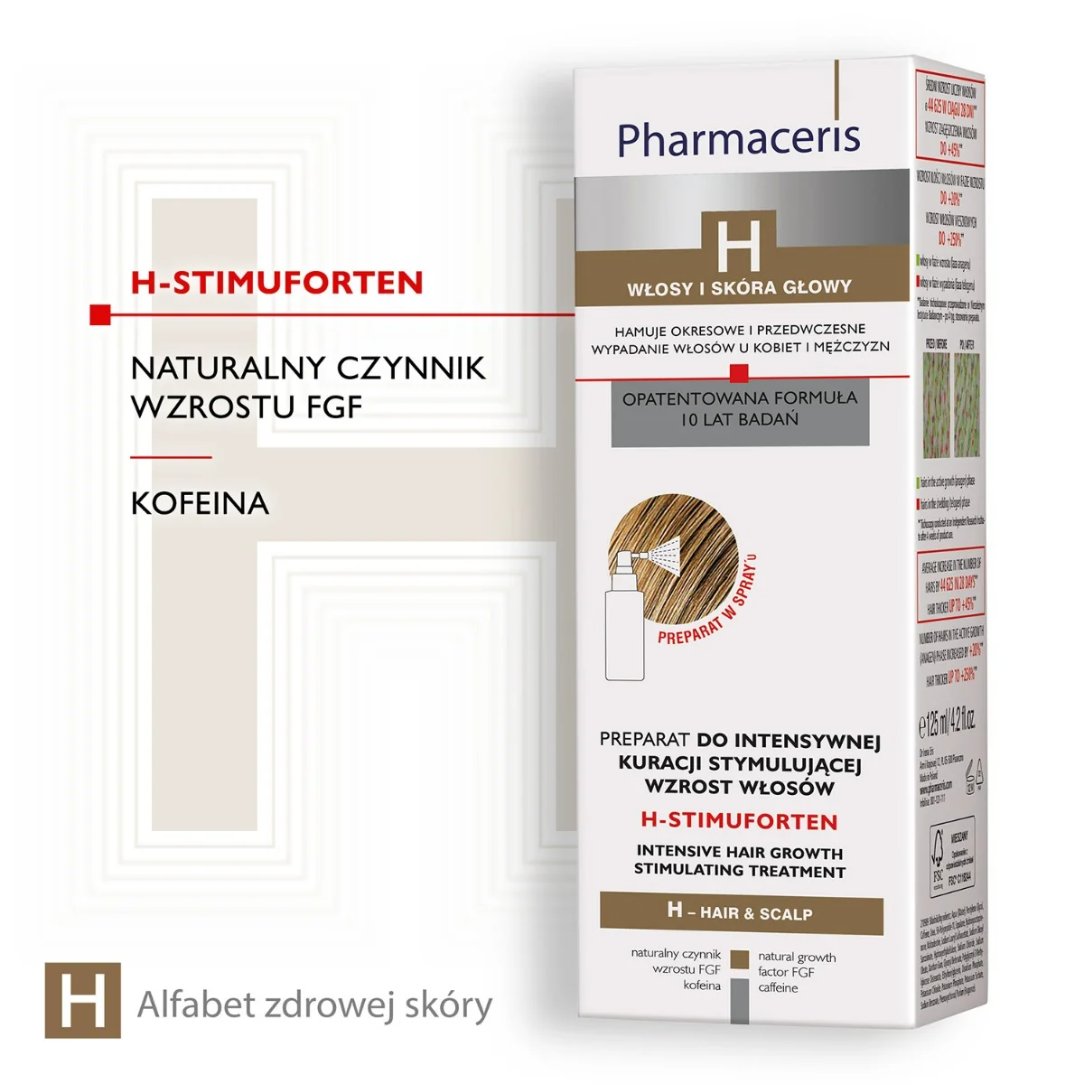 Pharmaceris H H-Stimuforten preparat do intensywnej kuracji stymulacyjnej wzrost włosów 125 ml