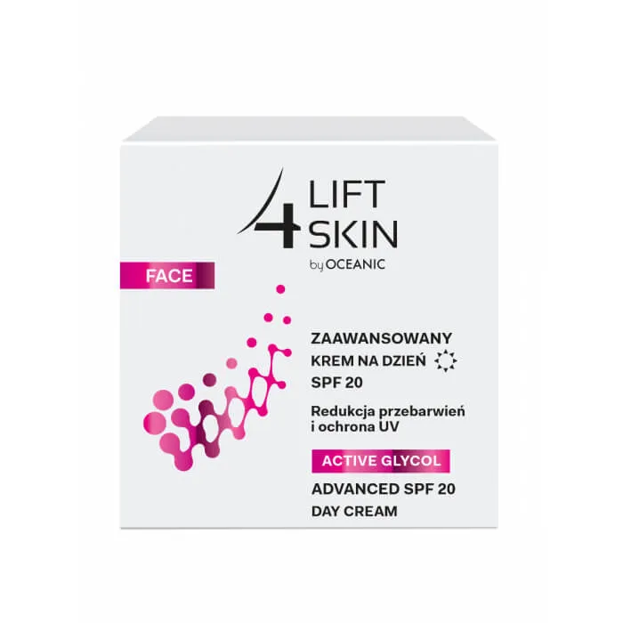 Lift 4 Skin Active Glycol, zaawansowany krem na dzień SPF20, 50 ml