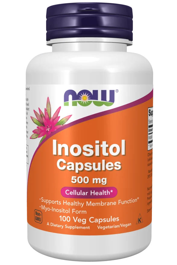 Now Foods Inozytol 500 mg 100 kapsułek