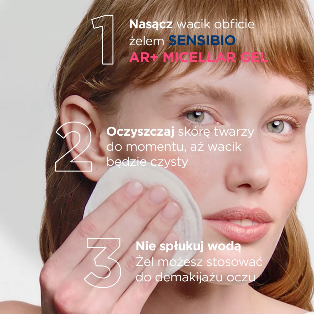 Bioderma Sensibio AR+ Micellar żel micelarny do skóry wrażliwej, 250 ml