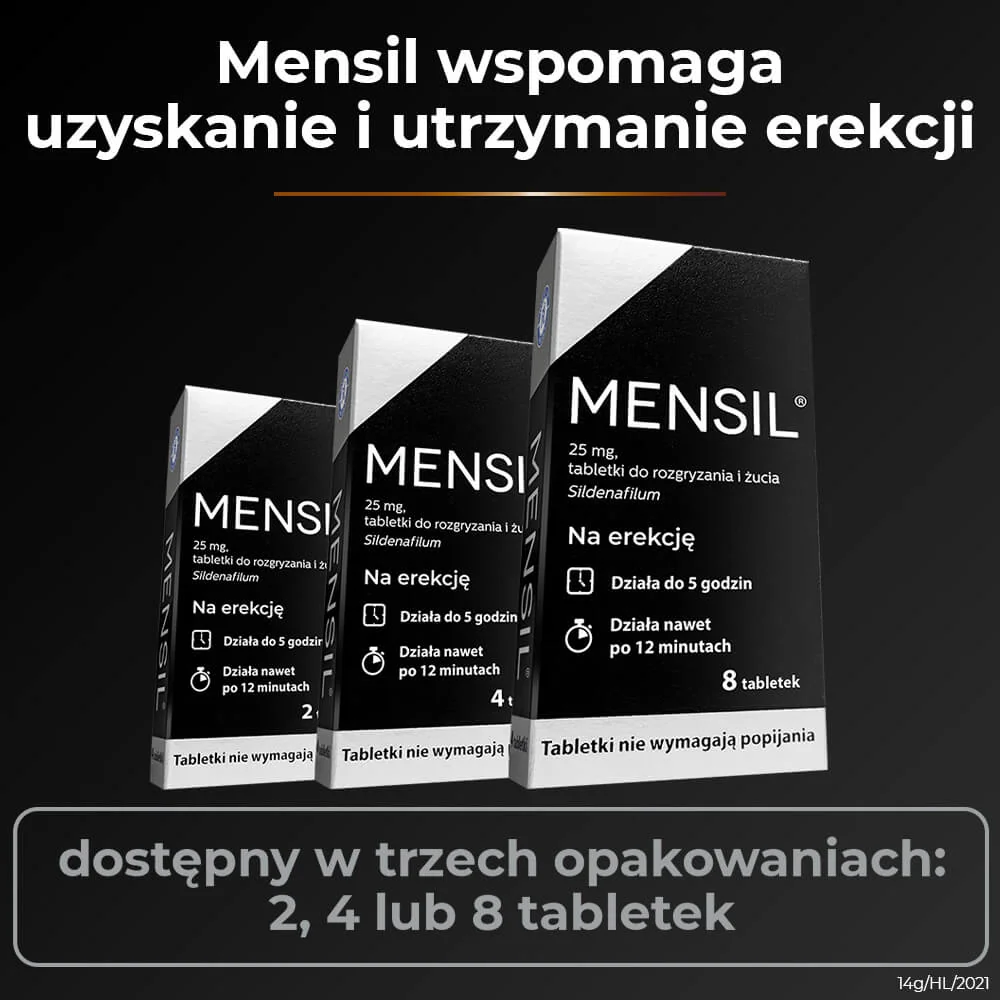 Mensil 25 mg, tabletki do rozgryzania i żucia, 2 sztuki 