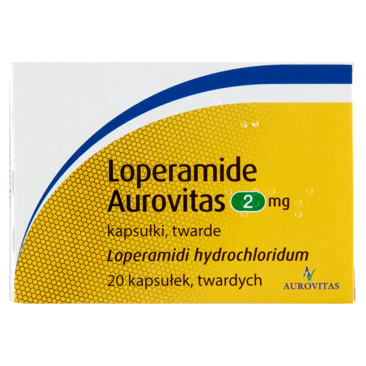 Loperamide Aurovitas 2 mg 20 kapsułek twardych