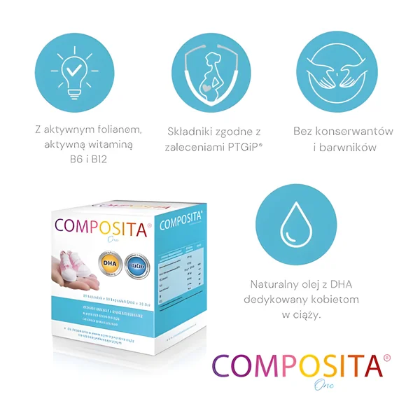 Composita One 30 kapsułek + 30 kapsułek DHA