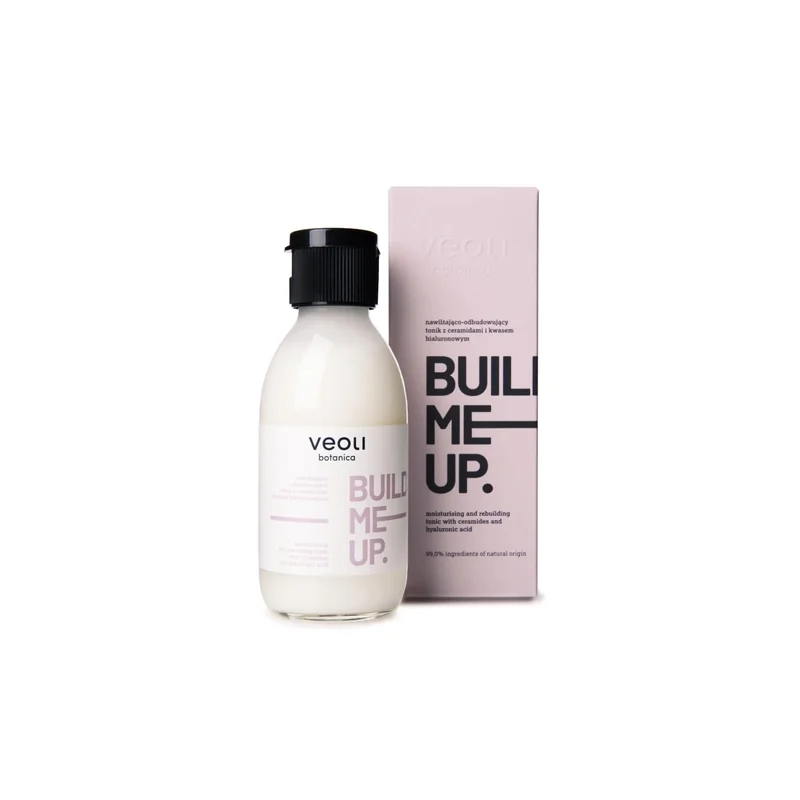 Veoli Botanica Build Me Up nawilżająco-odbudowujący tonik z ceramidami, 150 ml