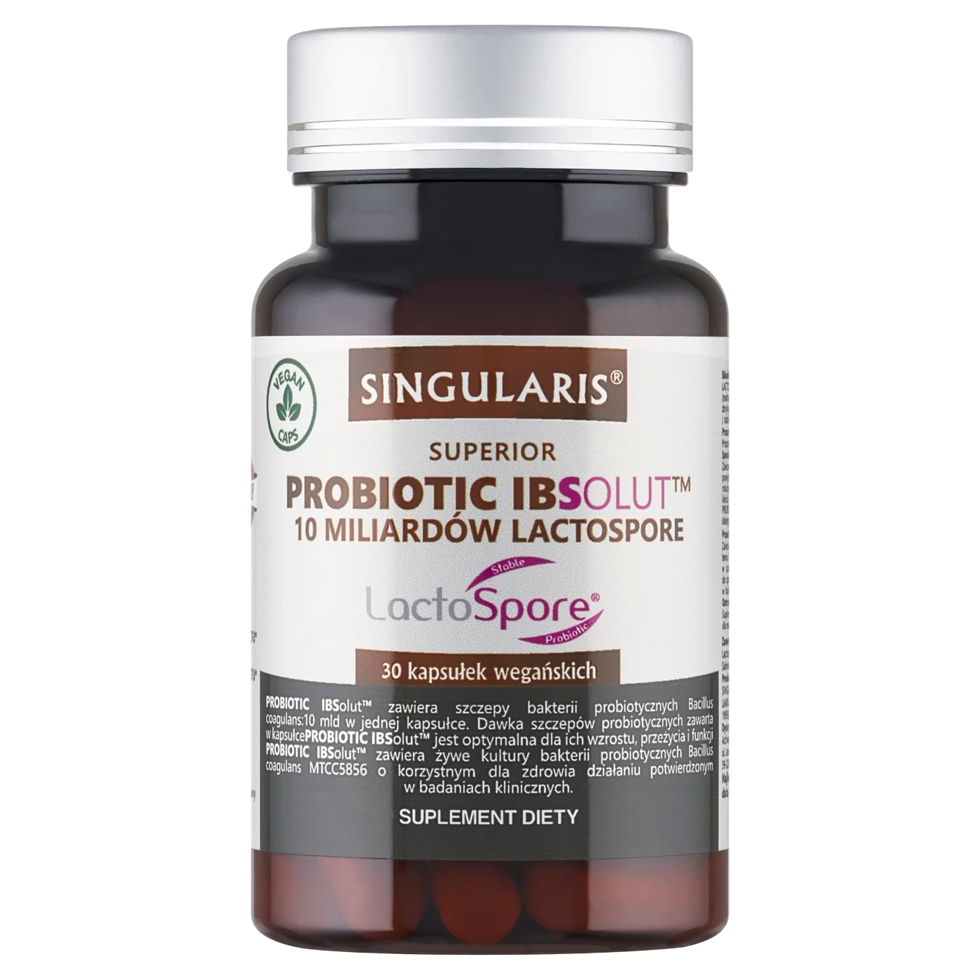 Singularis Superior Probiotic IBS 10 mld Lactospore 30 kapsułek
