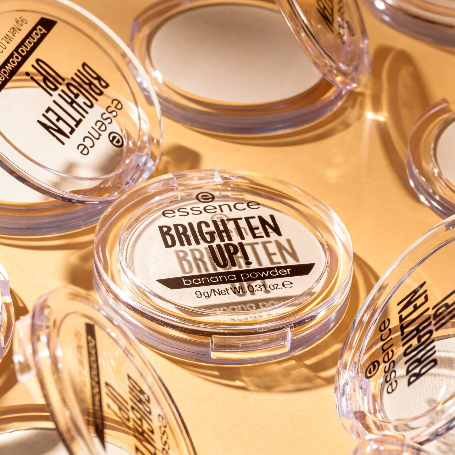 Essence BRIGHTEN UP! puder w kamieniu bananowy, Odcień 20, 9 g