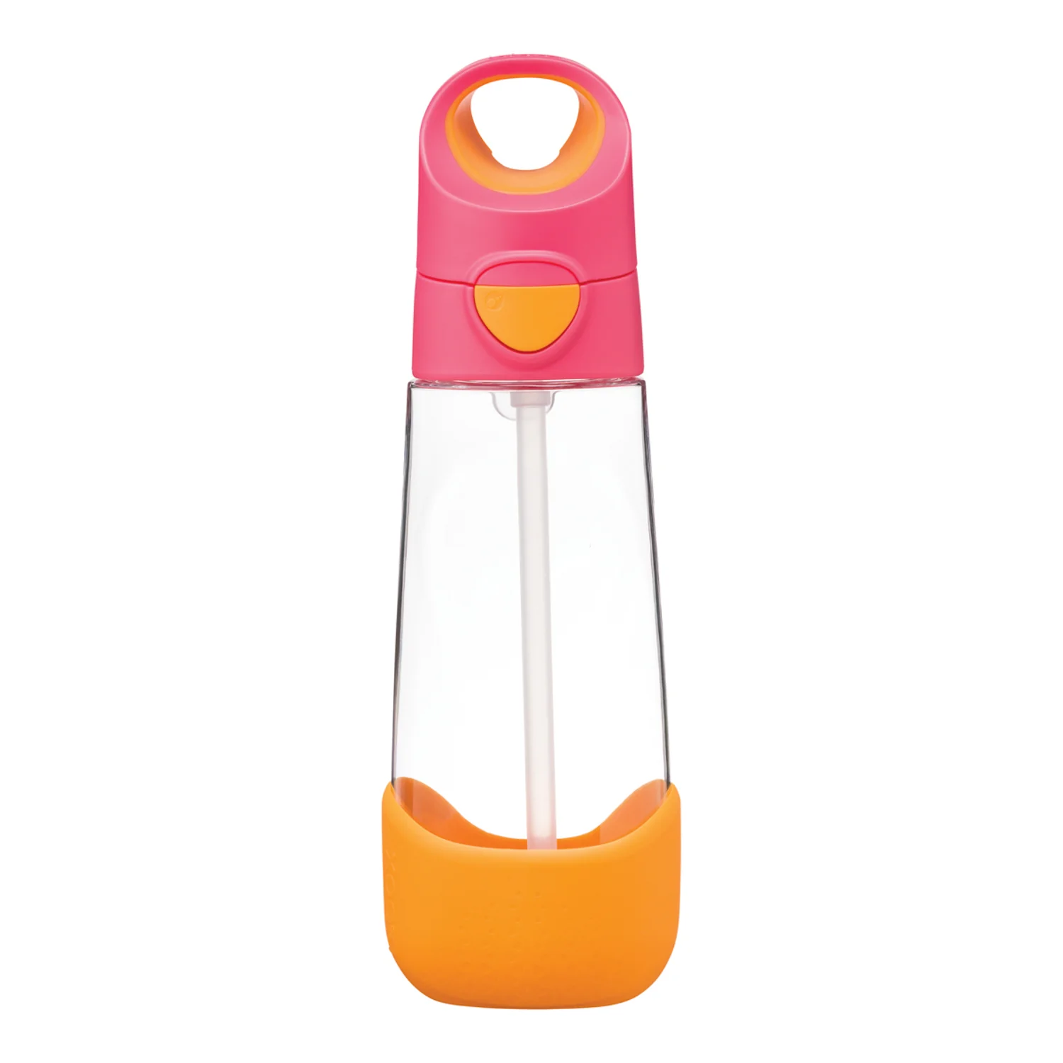 B.box butelka na wodę tritanowa ze słomką Strawberry Shake, 600 ml