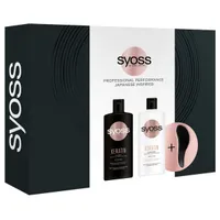 Syoss Keratin zestaw do włosów łamliwych i osłabionych, 440 ml + 440 ml + 1 szt.