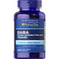 GABA, suplement diety,  750 mg, 90 kapsułek