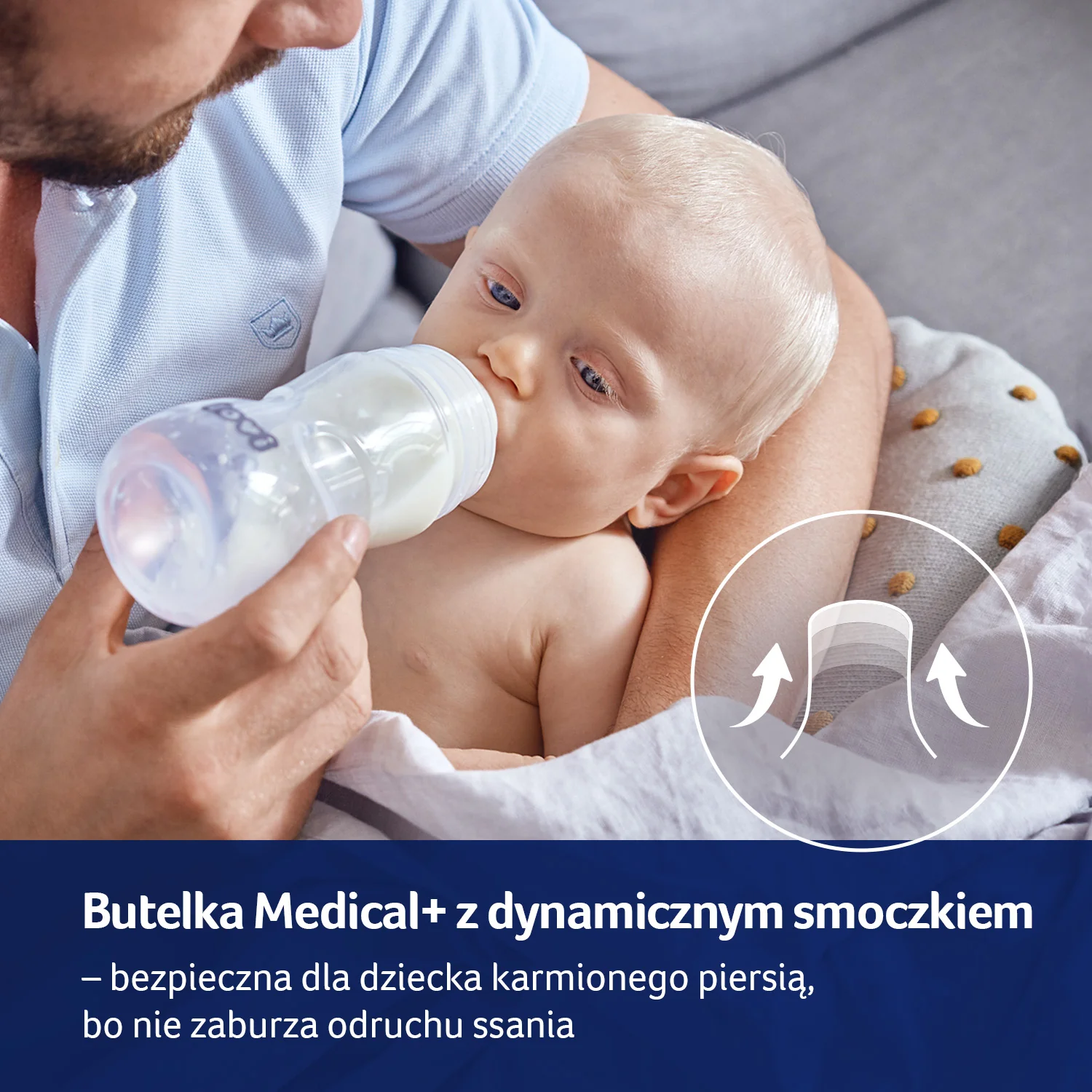 Lovi Medical+ butelka do karmienia 3 m+ 21/563, 250 ml
