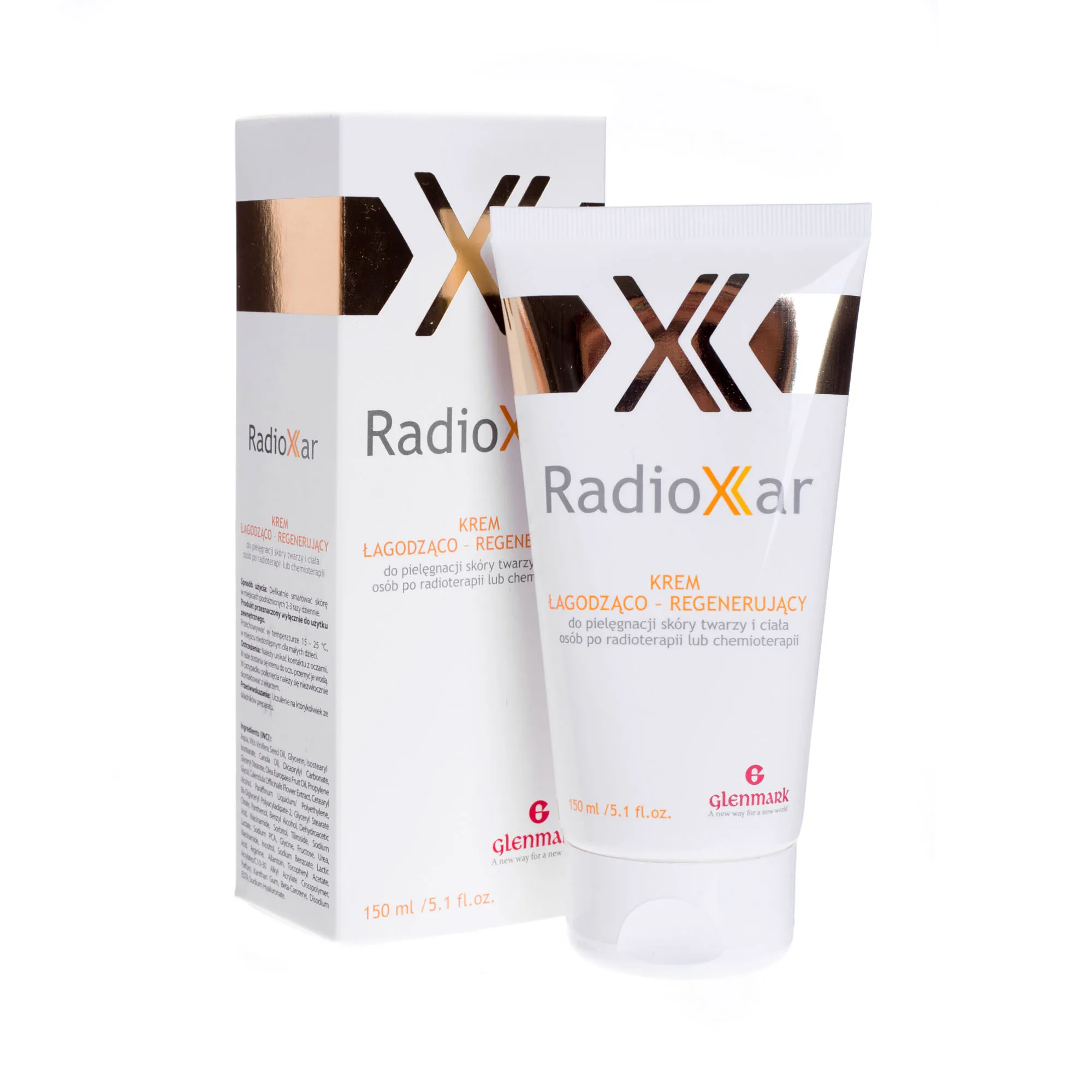 RadioXar, krem łagodząco-regenerujący na skórę po radio- i chemioterapii, 150 ml