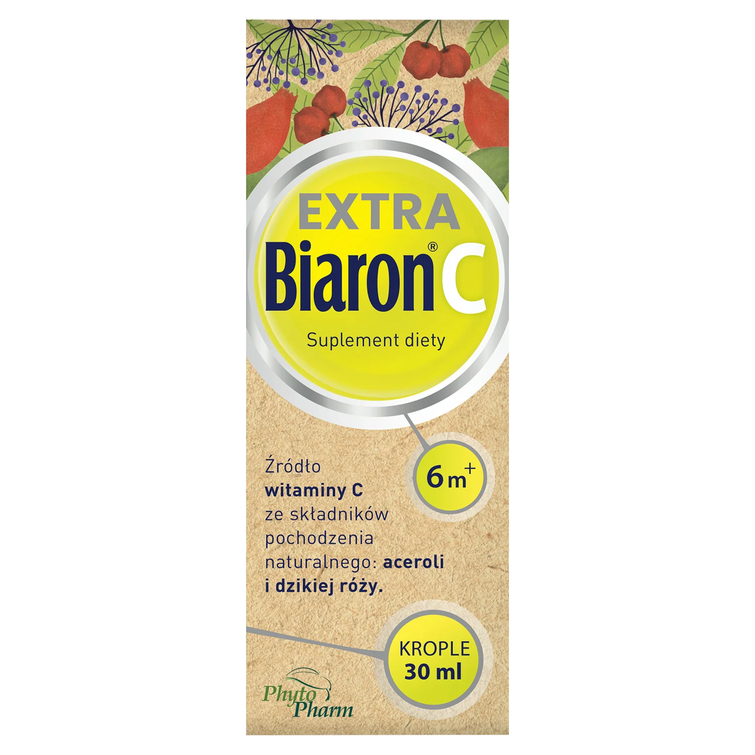 Biaron C Extra suplement diety, krople 30 ml