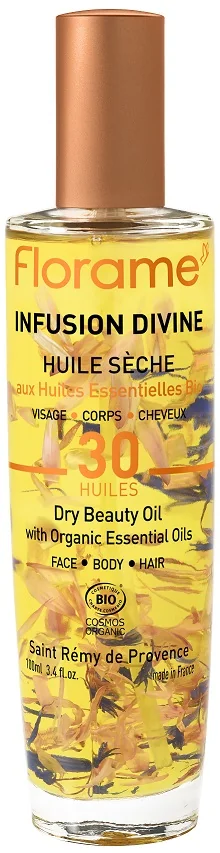 Florame Infiusion Divine suchy olejek twarzy, włosów i ciała, 100 ml