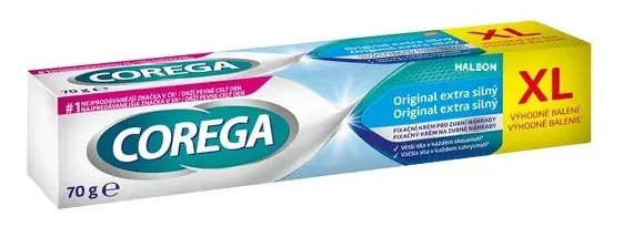 Corega Original Extra Silny XL krem do protez, 70 g