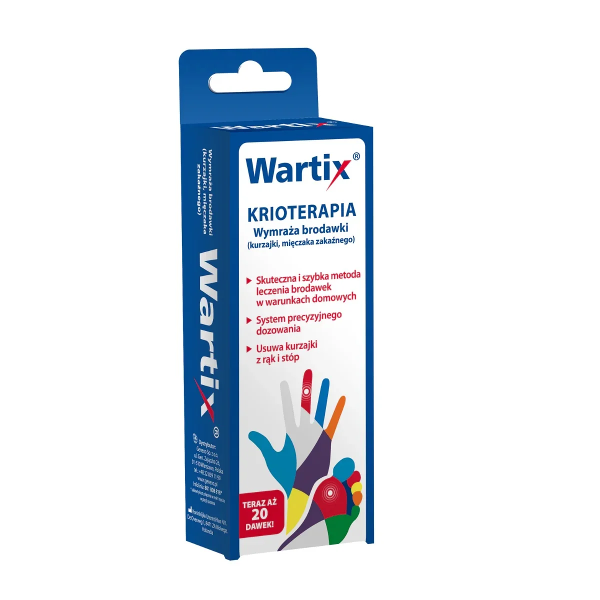 Wartix środek do wymrażania kurzajek, 38 ml