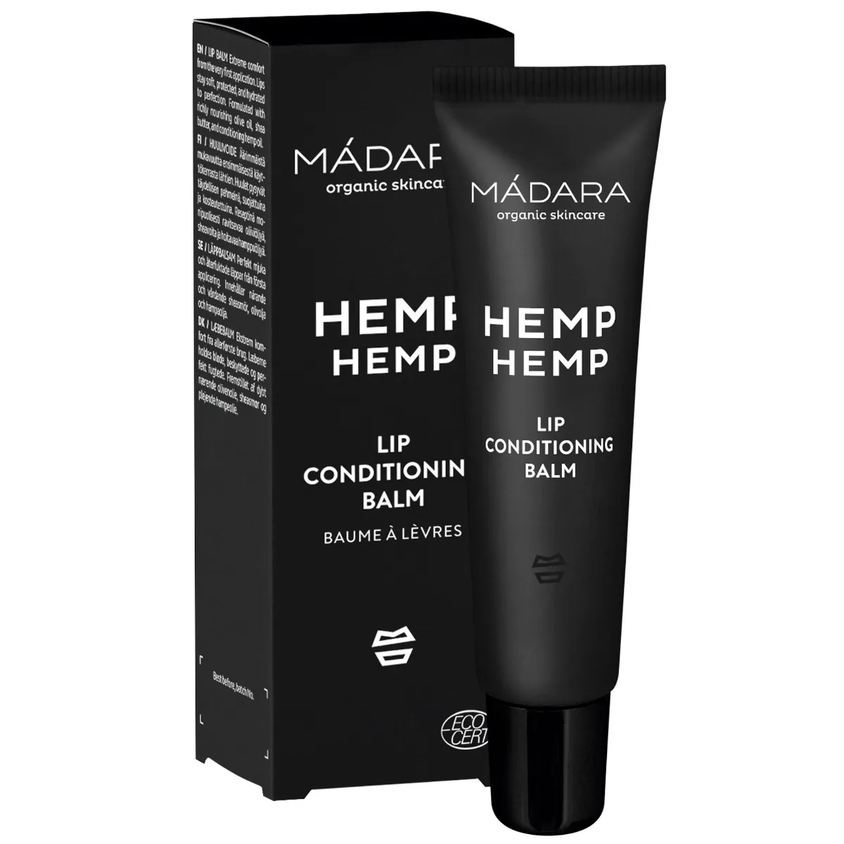 MÁDARA Hemp Hemp Lip Conditioning balsam do ust, 15 ml