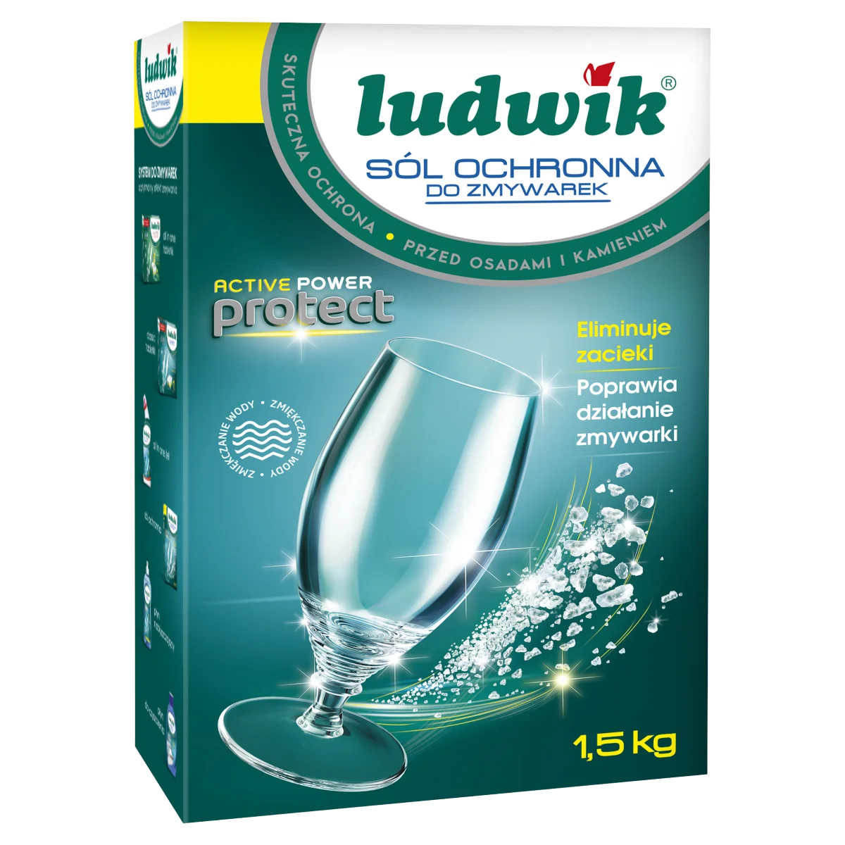 Ludwik sól ochronna do zmywarek, 1,5 kg