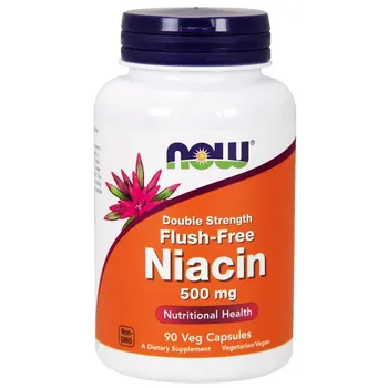 Now Foods Niacin Flush Free, suplement diety, 500 mg, 180 kapsułek 