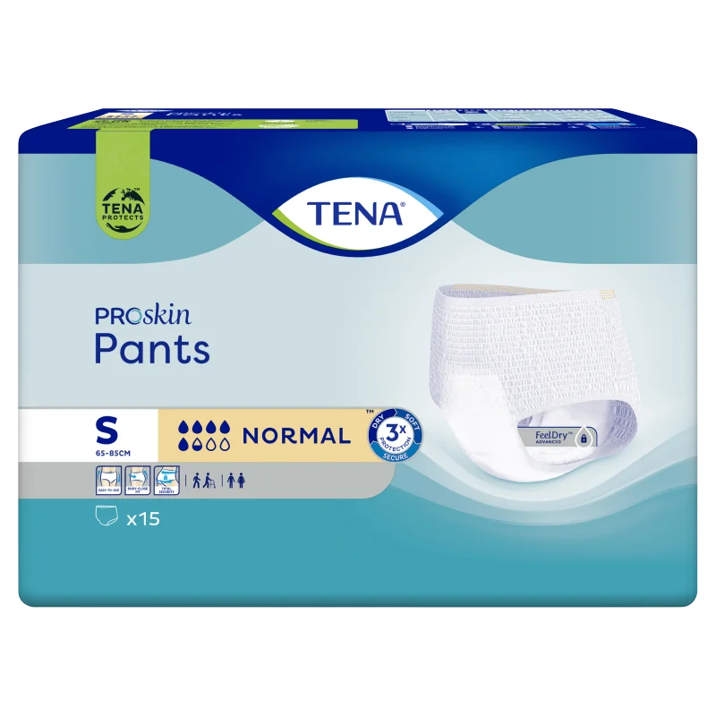 Tena Pants Proskin Normal majtki chłonne, rozmiar S, 65-85 cm, 15 szt.