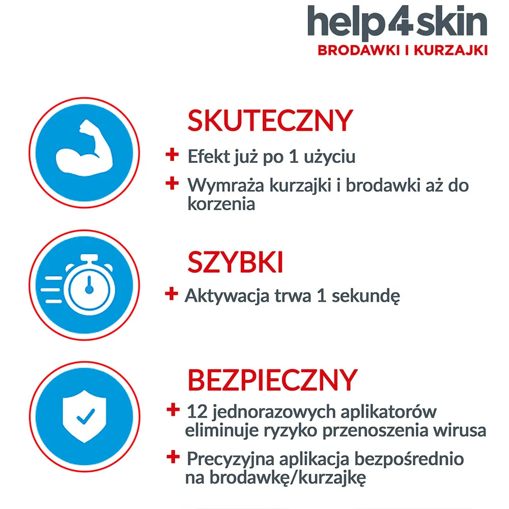 Help4Skin brodawki i kurzajki, aerozol, 50 ml 