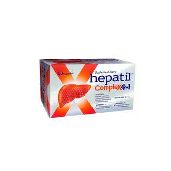 Hepatil complex 4w1, suplement diety, 50 kapsułek 