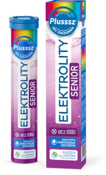 Plusssz Elektrolity SENIOR 100% Complex 24 tabletki Plusssz Elektrolity SENIOR 100% Complex 24 tabletki