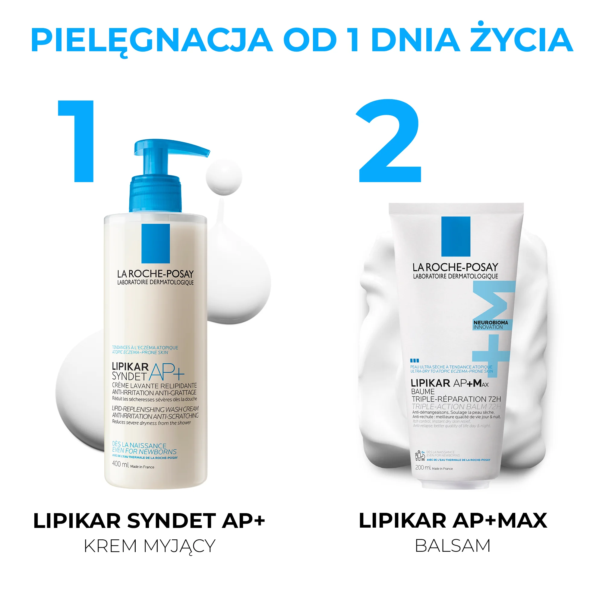 La Roche-Posay Lipikar AP+Max balsam regenerujący, 200 ml