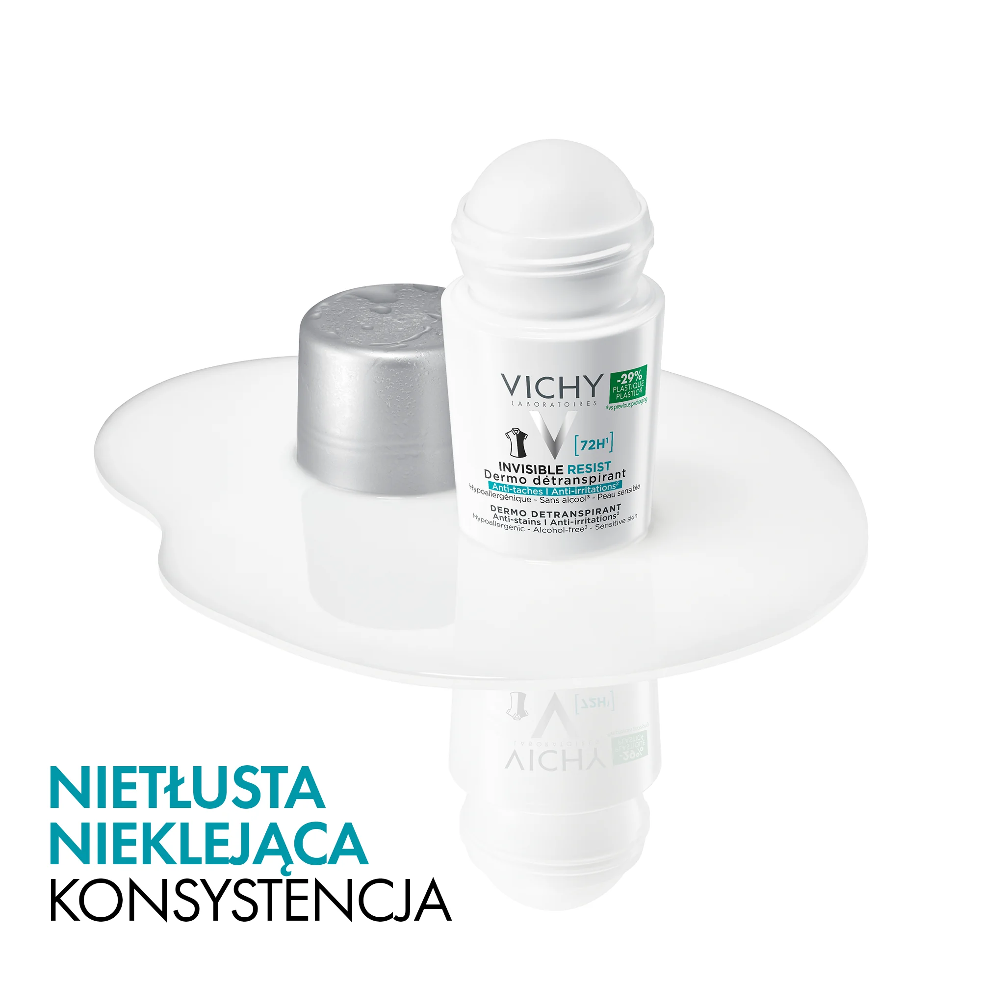 Vichy Invisible Resist Antyperspirant w kulce przeciw śladom 72h, 50ml
