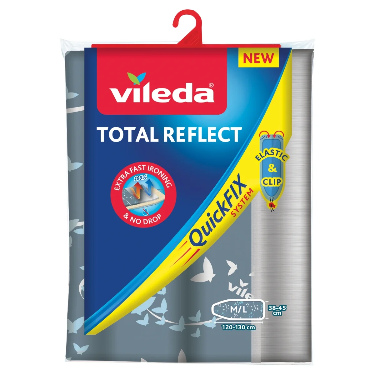 Vileda Total Reflect pokrowiec na deskę do prasowania, 1 sztuka