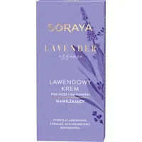 Soraya Lavender Essence lawendowy krem nawilżający pod oczy i na powieki, 15 ml