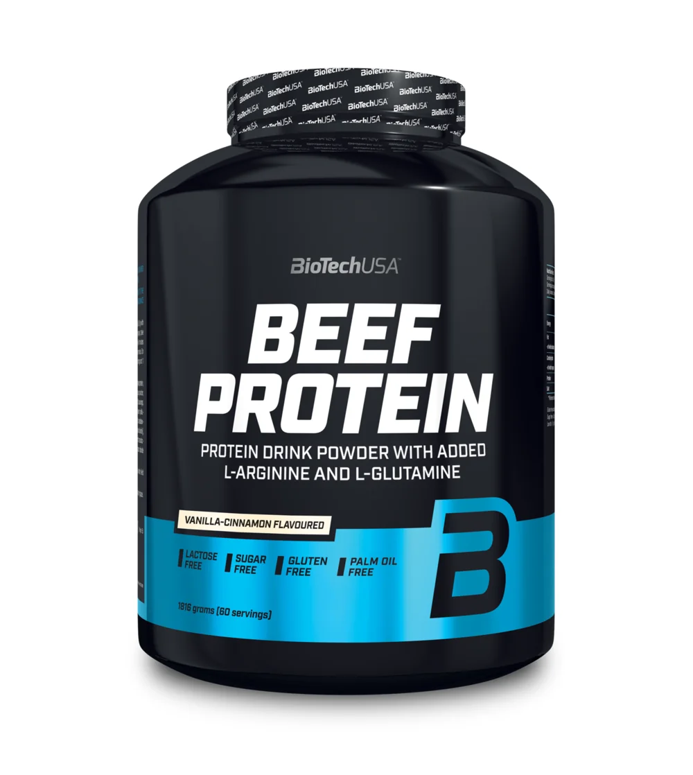 BioTechUSA Beef Protein o smaku waniliowo-cynamonowym, proszek, 1816 g