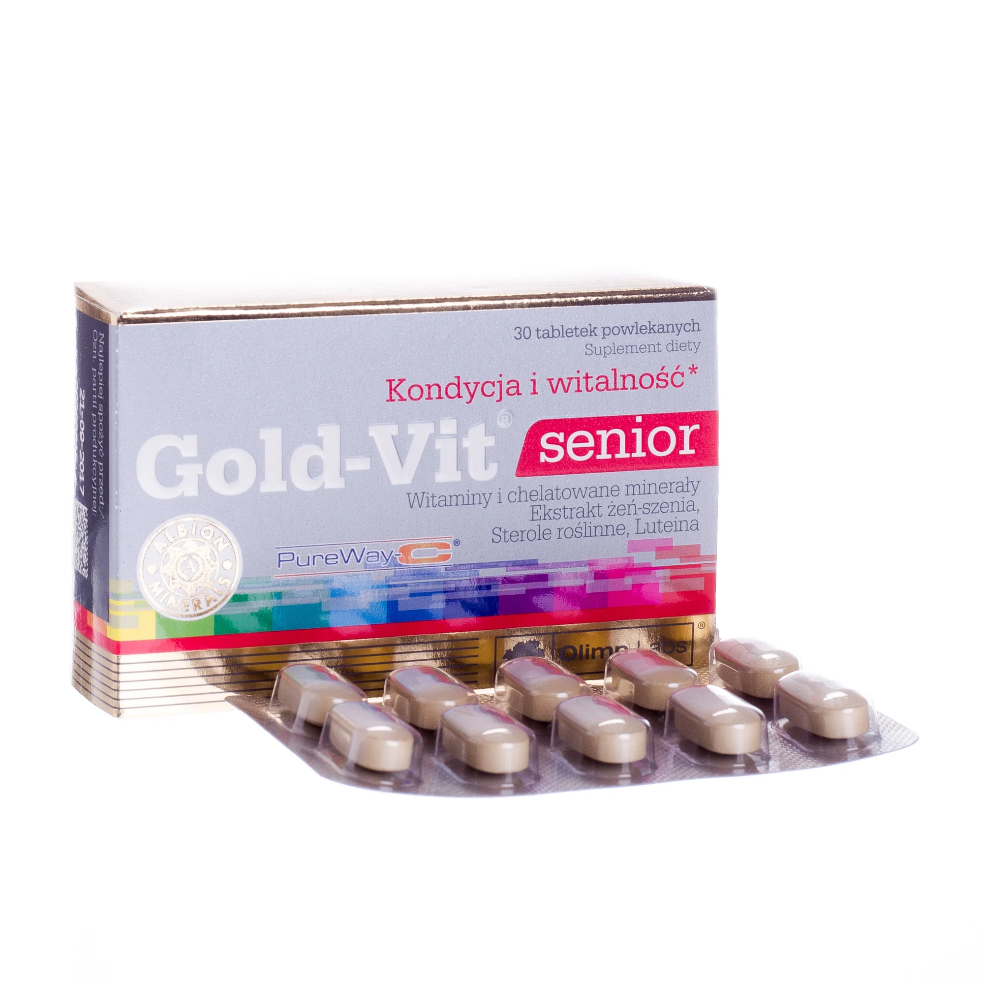 Olimp Gold-Vit Senior, suplement diety, 30 tabletek 