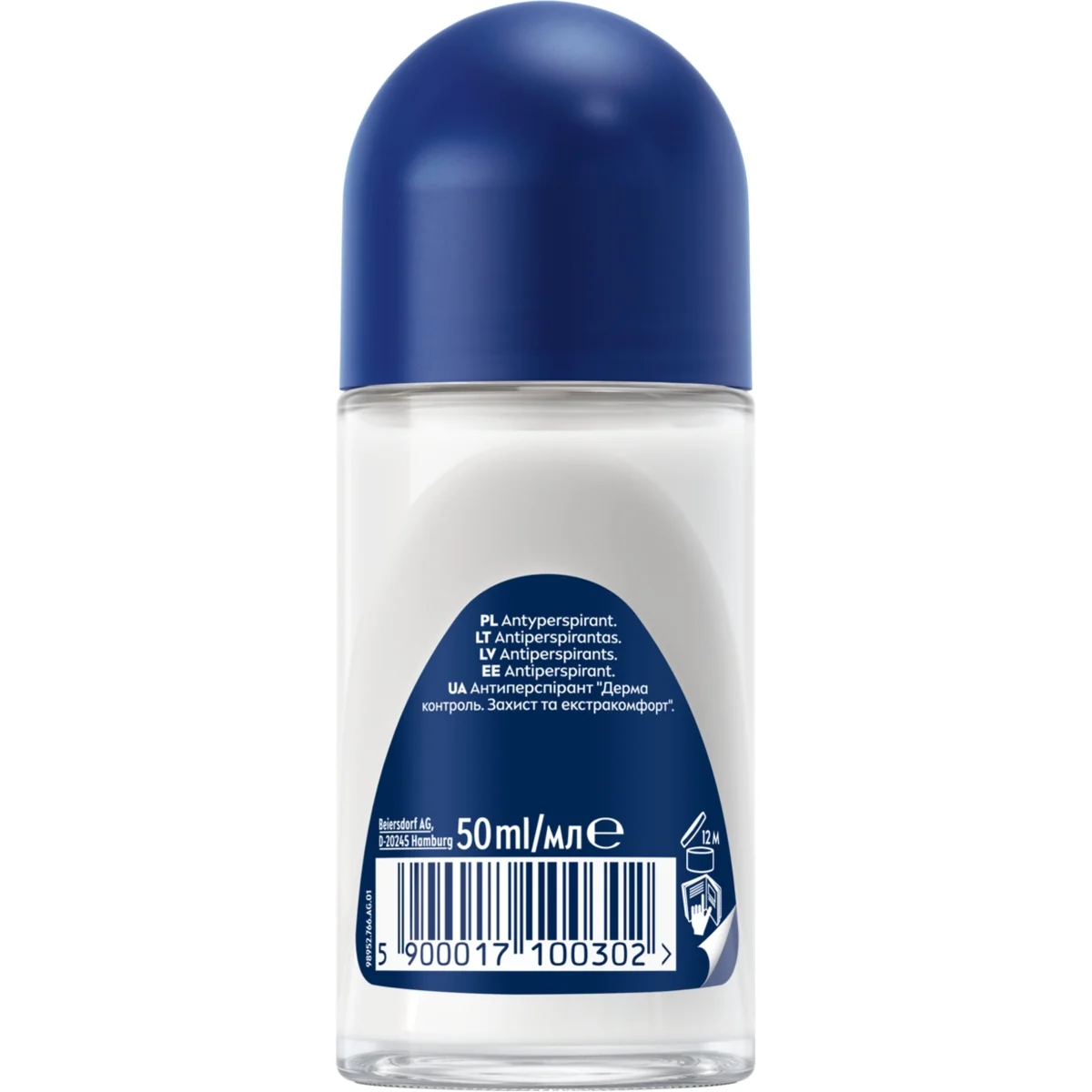 Nivea Men Derma Control Defend antyperspirant roll-on, 50 ml