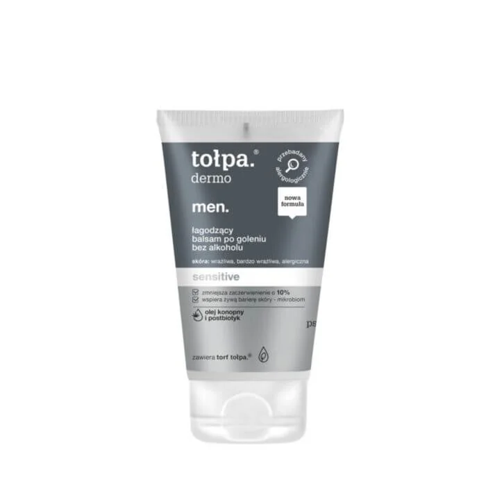 Tołpa Dermo Men Sensitive łagodzacy balsam po goleniu, 100 ml
