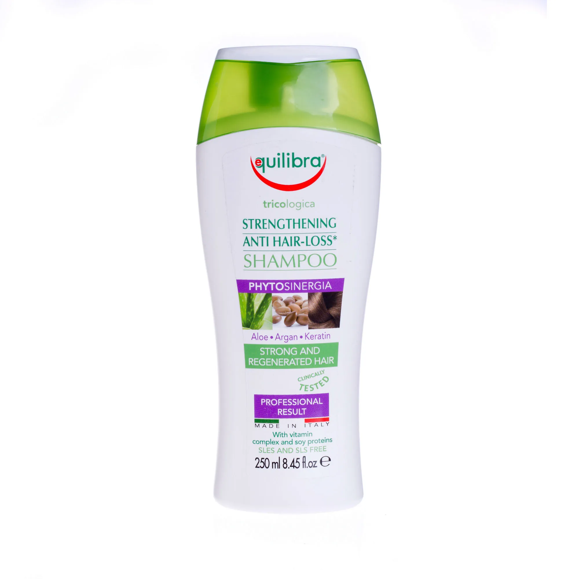 Equilibra, wzmacniający szampon przeciw wypadaniu włosów, 250 ml 