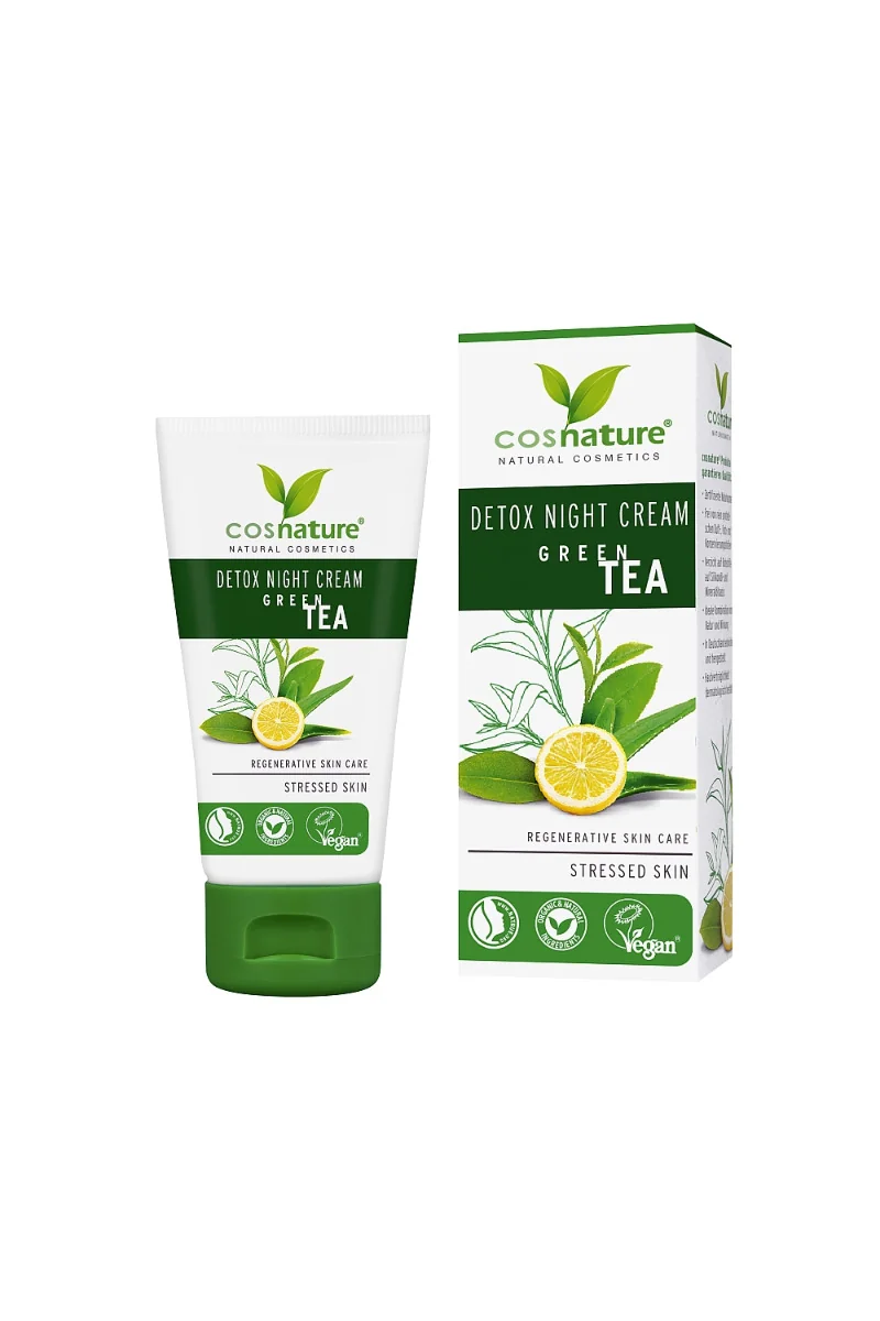 Cosnature Detox krem na noc z zieloną herbatą, 50 ml