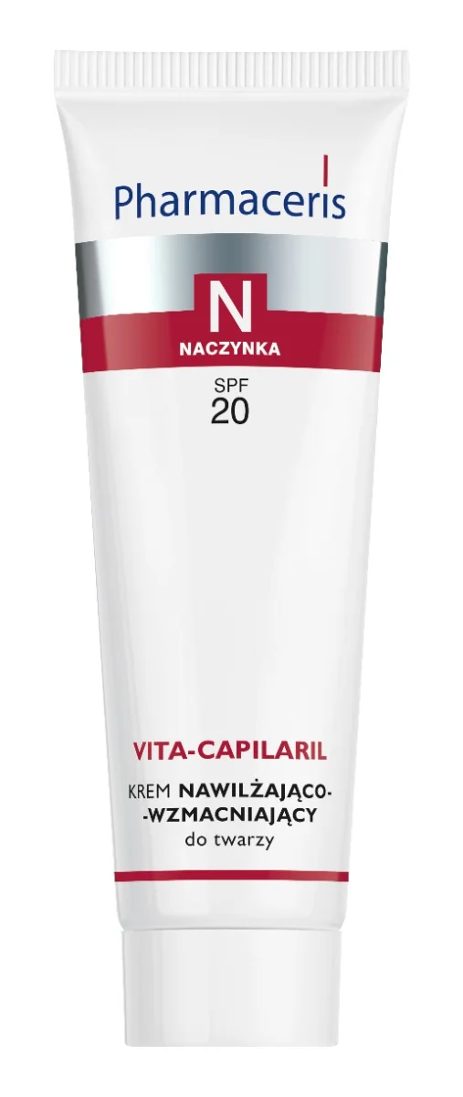 Pharmaceris N Vita-Capilaril SPF 20, krem nawilżająco-wzmacniający do twarzy SPF20, 50 ml