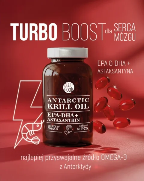 DIET-FOOD Olej z Kryla Antarktycznego 60 kapsułek