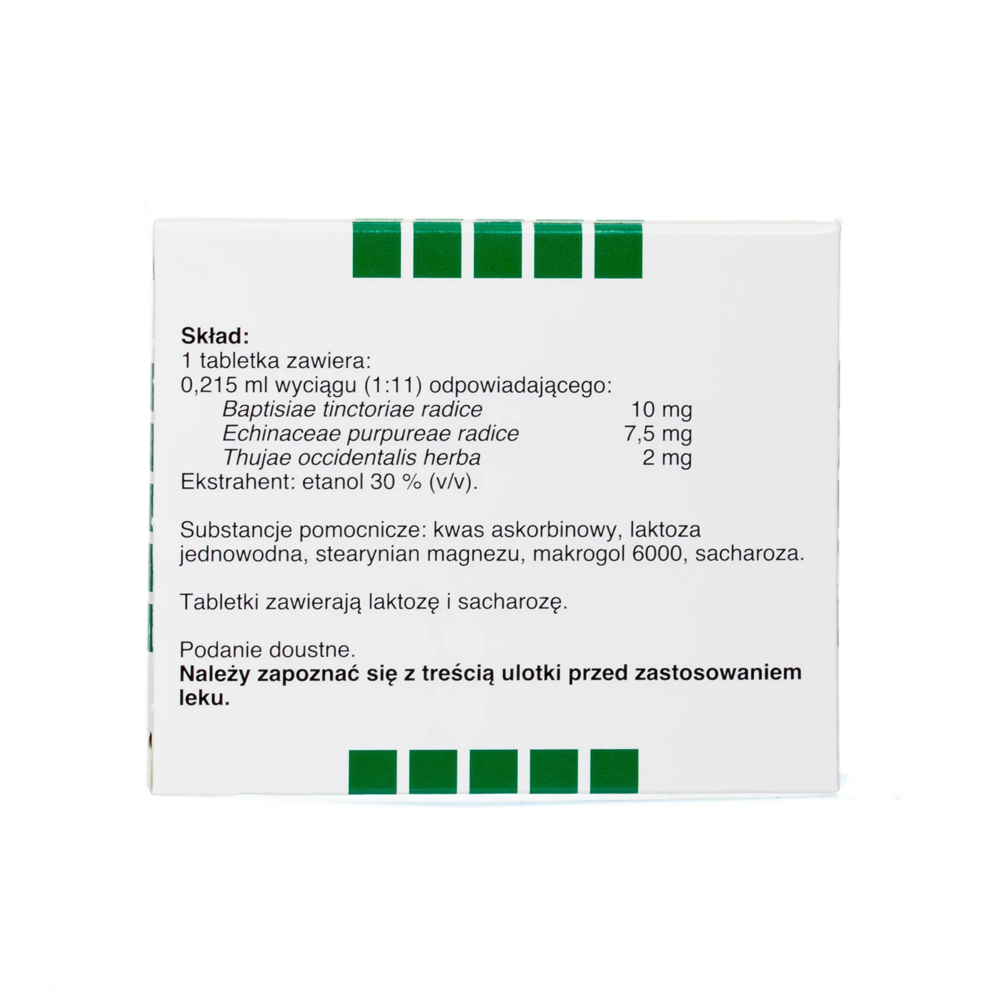 Esberitox N 10 mg + 7,5 mg + 2 mg, 100 tabletek