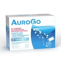 AuroGo, 13,7 g, proszek do sporządzania roztworu doustnego, 20 saszetek