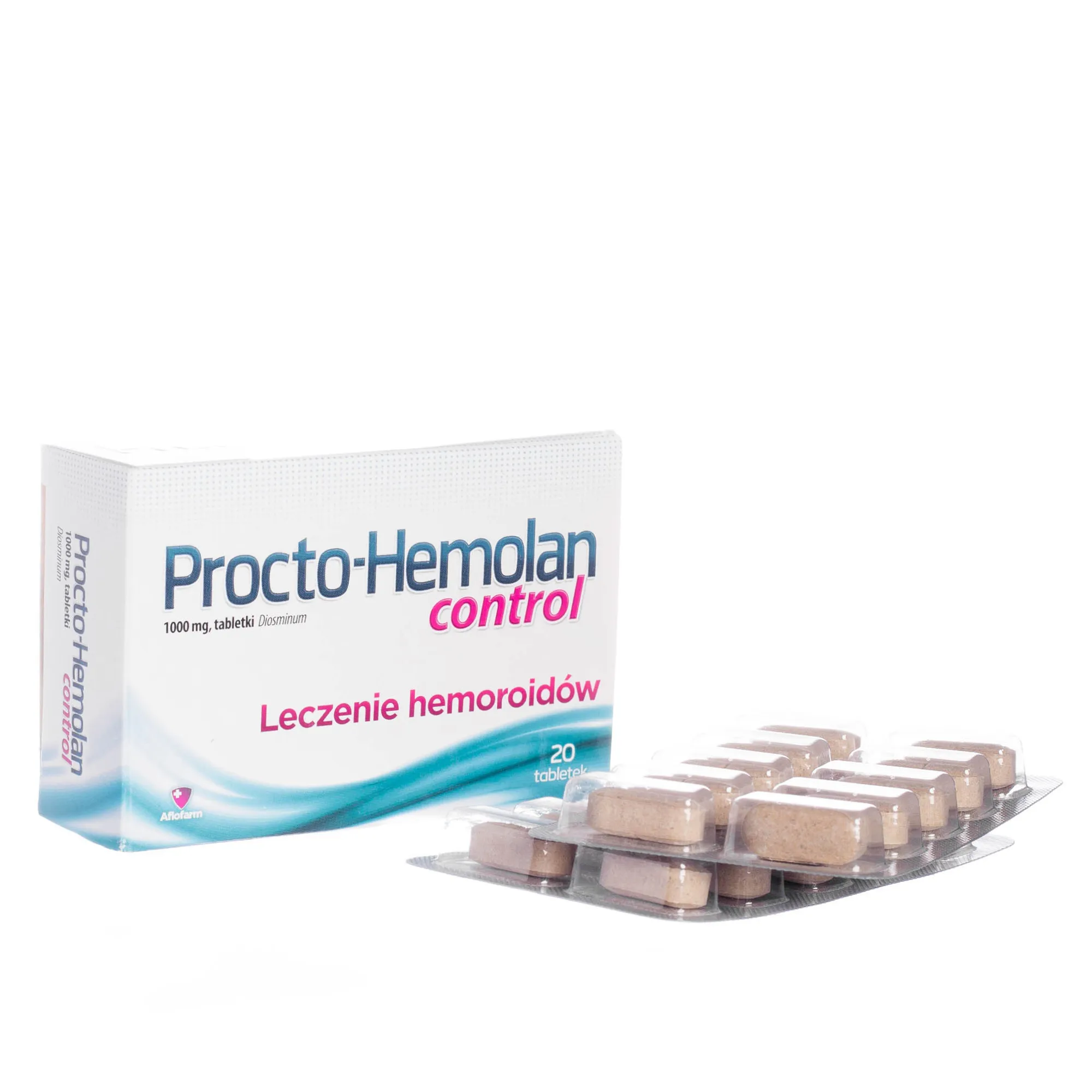 Procto-Hemolan control, 1000 mg, 20 tabletek 