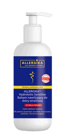 ALLERGIKA® Hydrolotio Sensitive balsam nawilżający do skóry wrażliwej, 500 ml