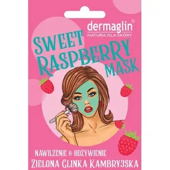 Dermaglin Sweet Raspberry nawilżająca maseczka do twarzy