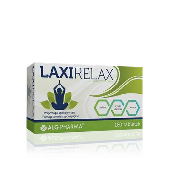 LaxiRelax, suplement diety, 180 tabletek powlekanych 