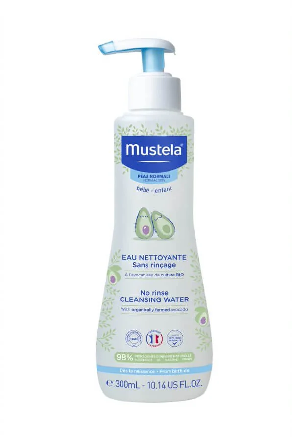 Mustela woda oczyszczająca bez spłukiwania z organicznym awokado, 300 ml